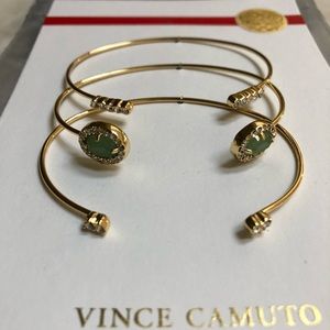 ⭐️ Vince Camuto Cuff metallic gold bracelets! ⭐️